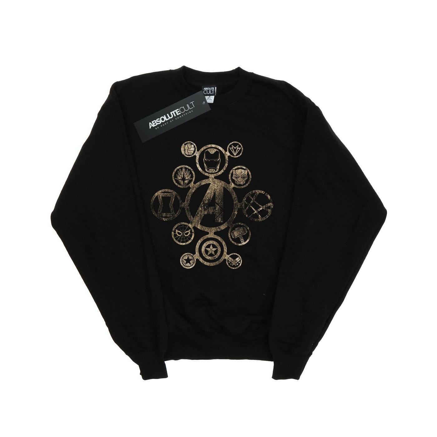 Image of Avengers Infinity War Icons Sweatshirt Mädchen Schwarz 116
