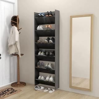 VidaXL Armoire à chaussures murale bois d'ingénierie  