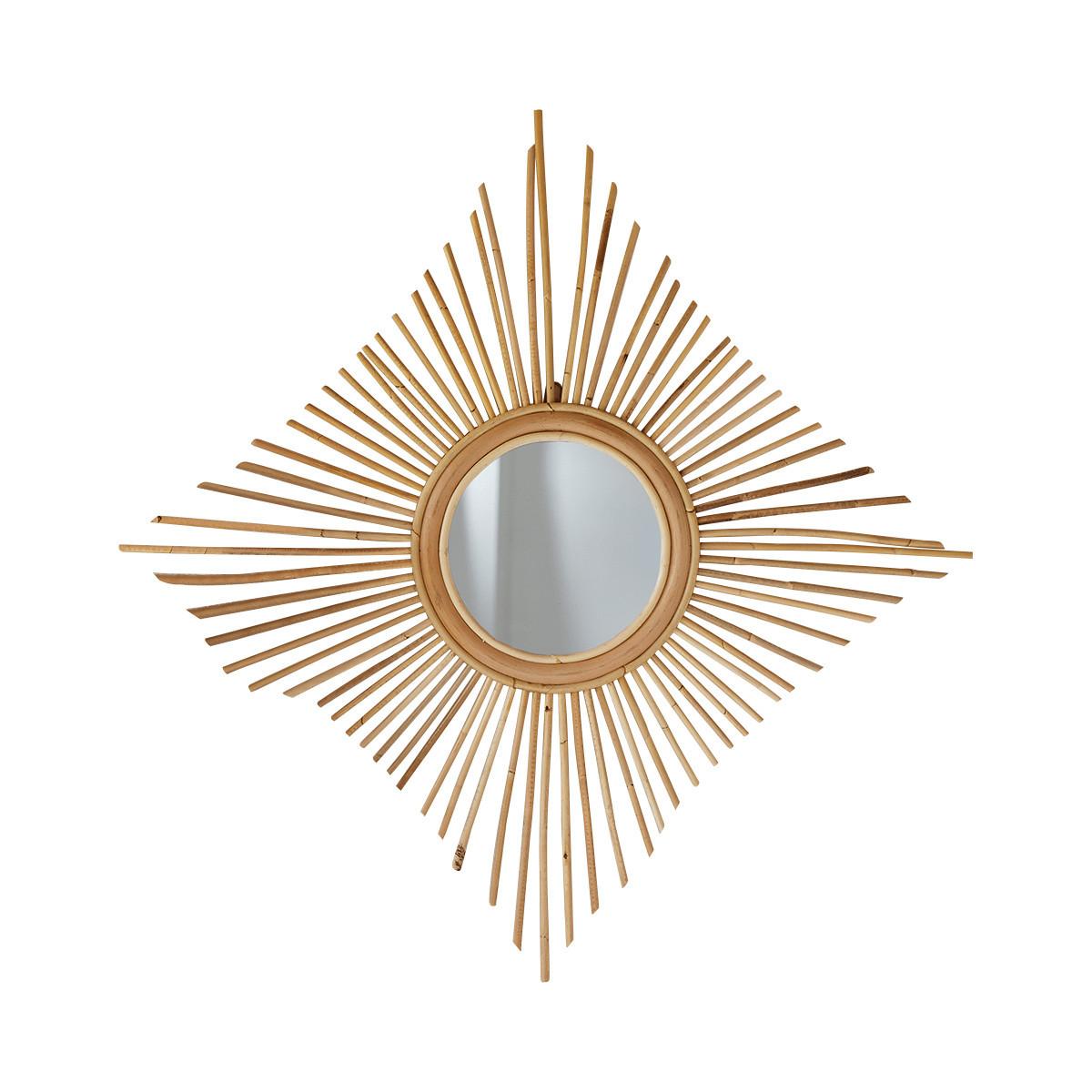Image of Spiegel aus Rattan natur 80 cm Isidore Spiegel aus Rattan natur 80 cm Isidore
