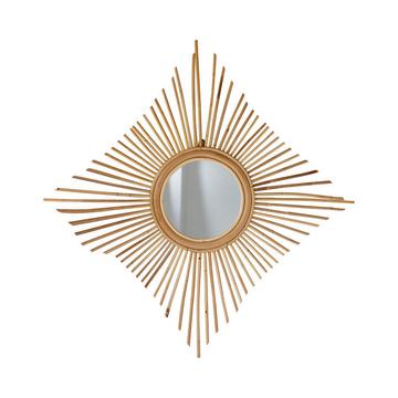 Miroir en rotin naturel 80 cm Isidore
