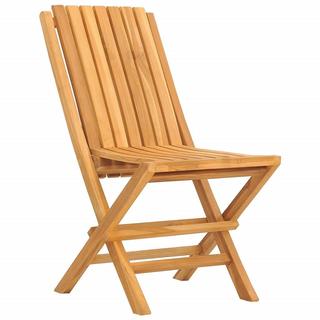 VidaXL Chaise de jardin pliante bois  