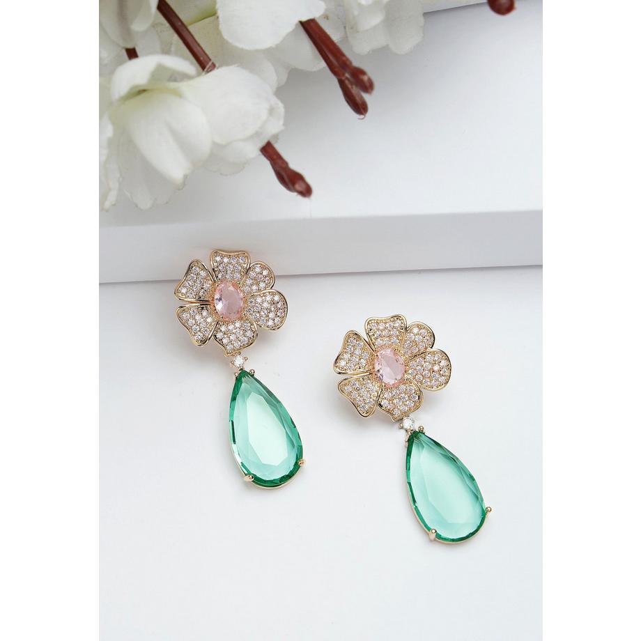 AVANT-GARDE PARIS  Diva Kollektion Florale Tropfenohrringe 