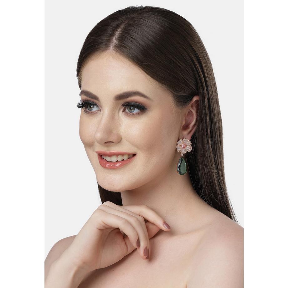 AVANT-GARDE PARIS  Diva Kollektion Florale Tropfenohrringe 