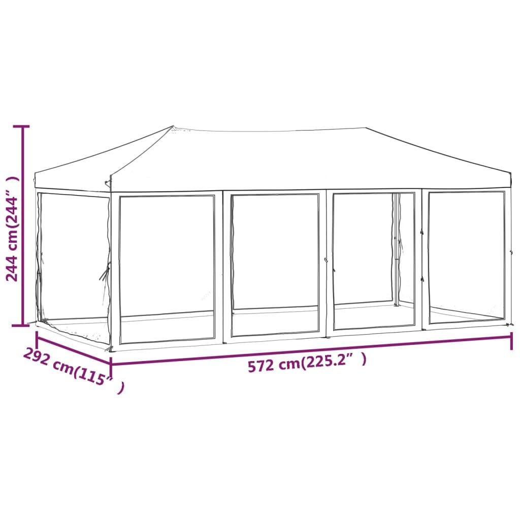 VidaXL tenda per feste Tessuto  