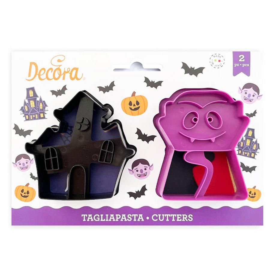 Decora Emporte-pièce Vampire et maison hantée 2 pièces  