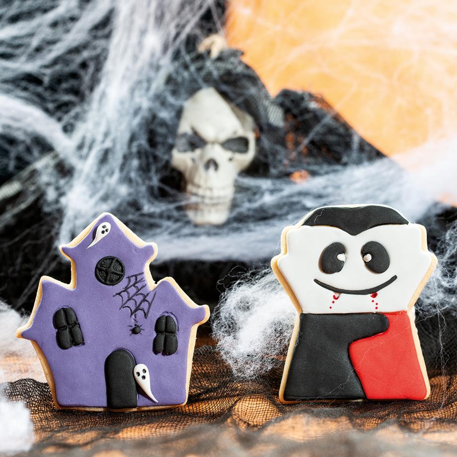 Emporte-pièce Vampire et maison hantée 2 pièces