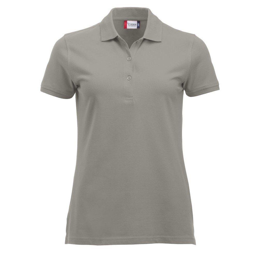 Image of Marion Poloshirt Damen Silber L