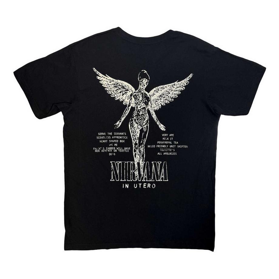 Nirvana T-Shirt In Utero Tracklist  
