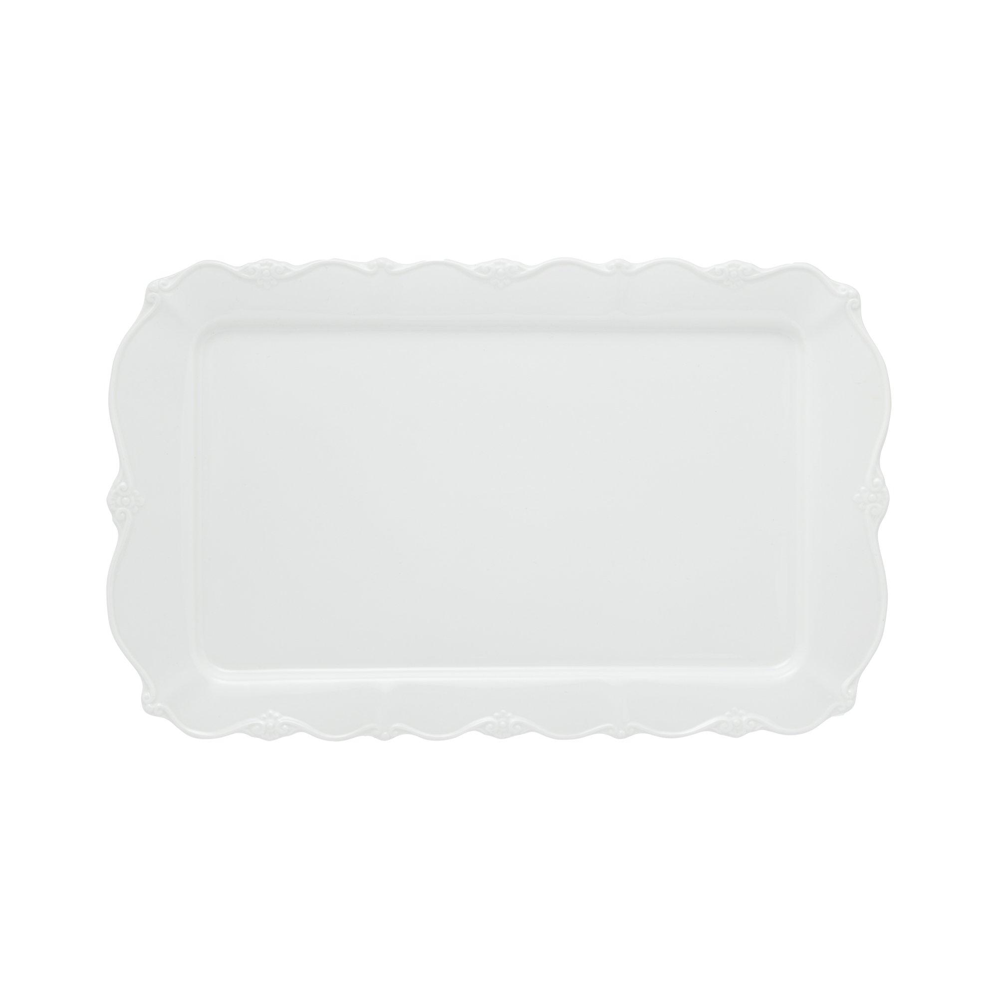 Wolff Assiette en porcelaine Fancy White  