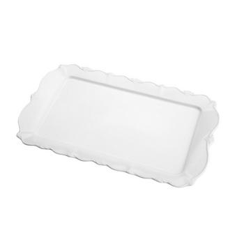 Assiette en porcelaine Fancy White