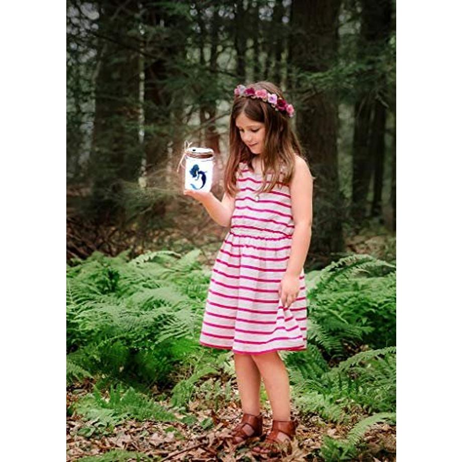 Activity-board  Kit d'artisanat de fée volante pour enfants, bricolage pour fabriquer votre propre lanterne de fée, artisanat de décoration de veilleuse 