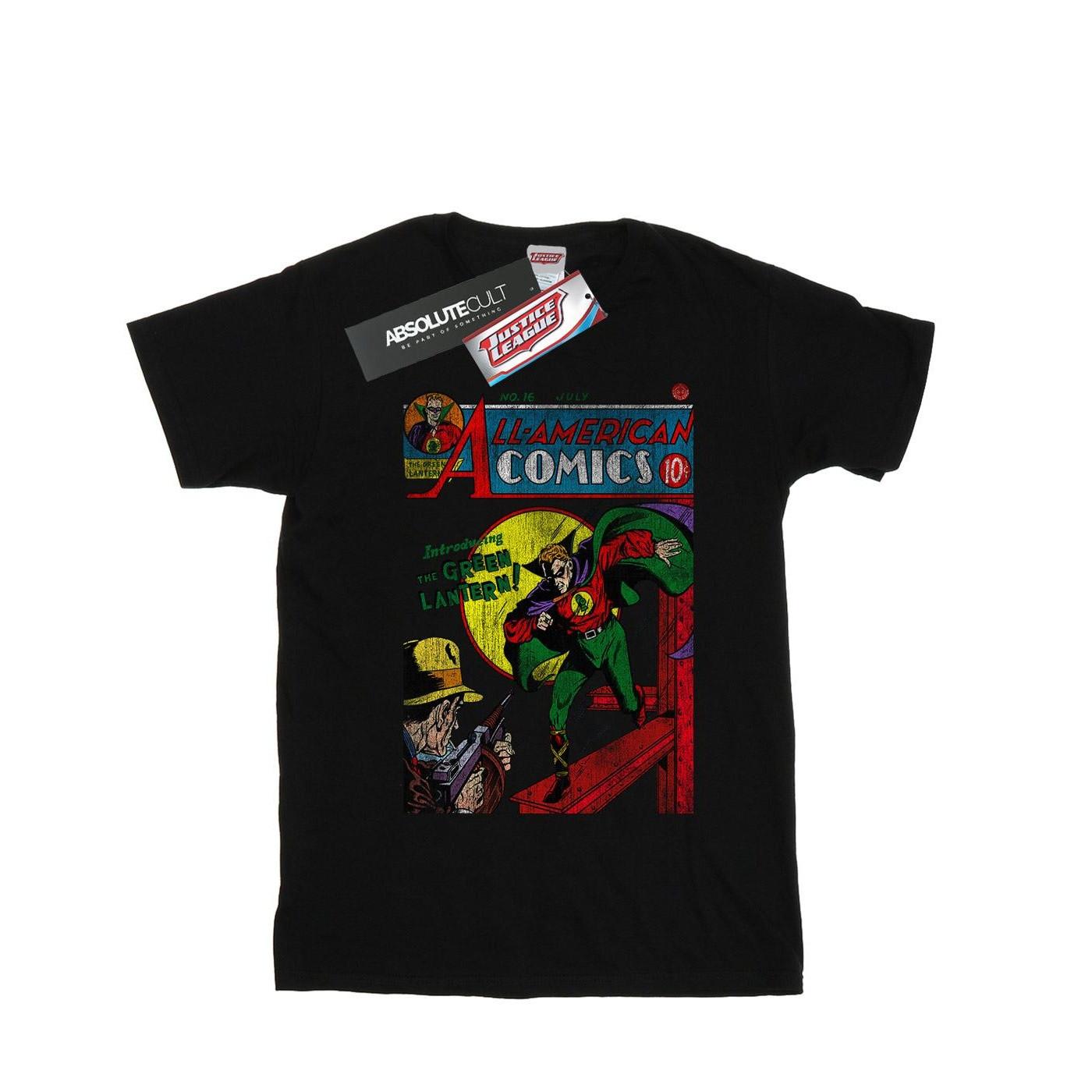 Image of Justice League All American Comics Issue 16 Cover Tshirt Herren Schwarz XXL