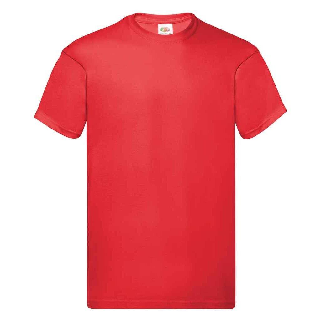 Image of Screen Stars Original Tshirt, Kurzarm Herren Rot Bunt L