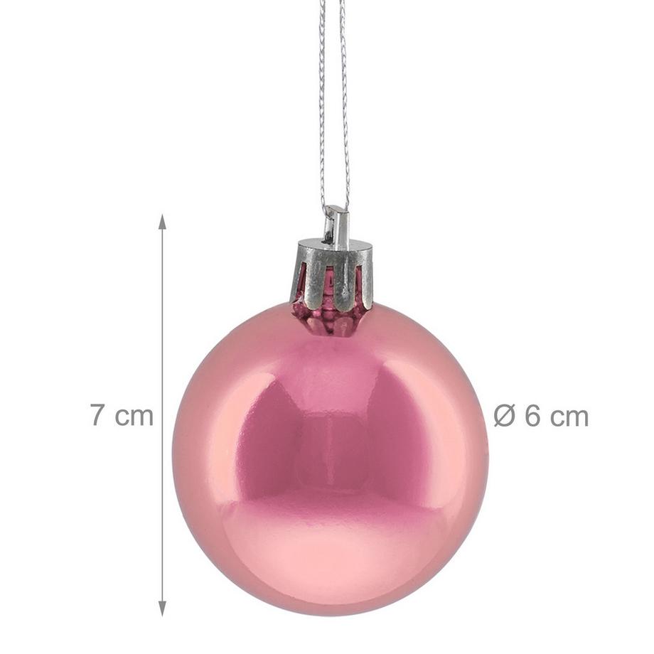 Northix Set di palline per albero di Natale, confezione da 50  