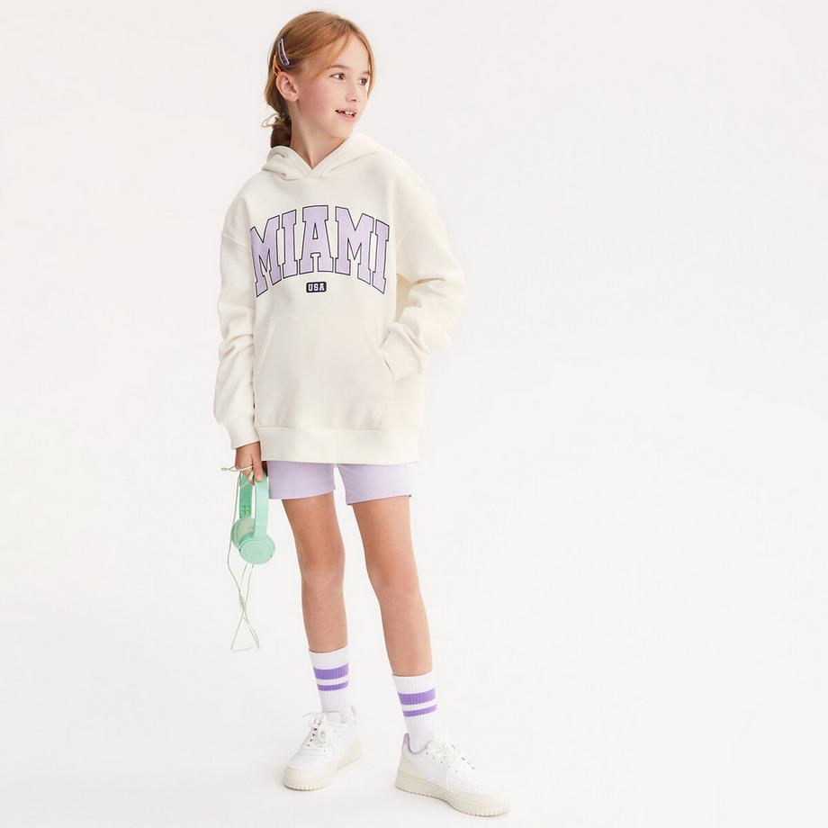 Ensemble 2 pièces sweat à capuche et cycliste