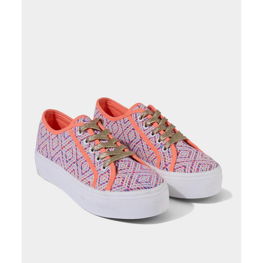 Joe Browns  Klobige Plateau-Sportschuhe mit Azteken-Muster 