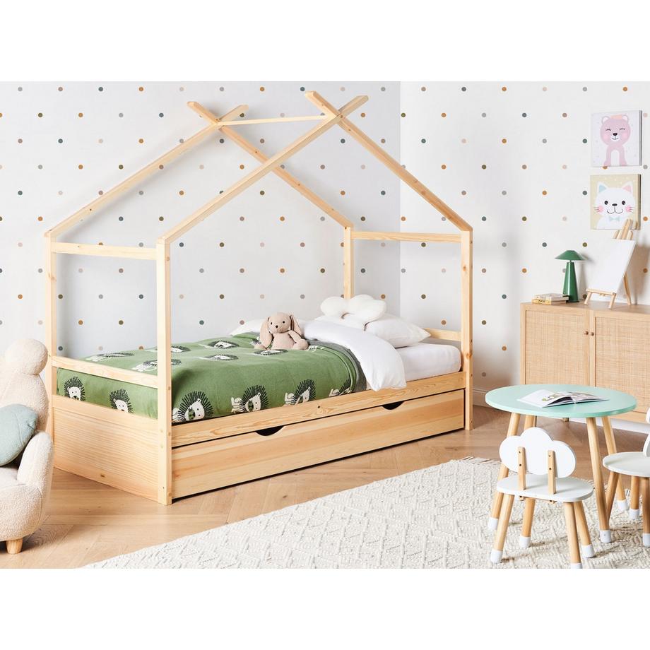 Beliani Letto per bambini en Legno di pino Moderno ORGEVAL  