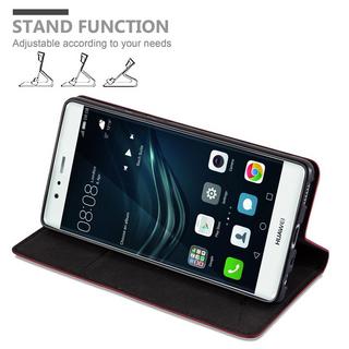 Cadorabo  Housse compatible avec Huawei P9 - Coque de protection avec fermeture magnétique, fonction de support et compartiment pour carte 