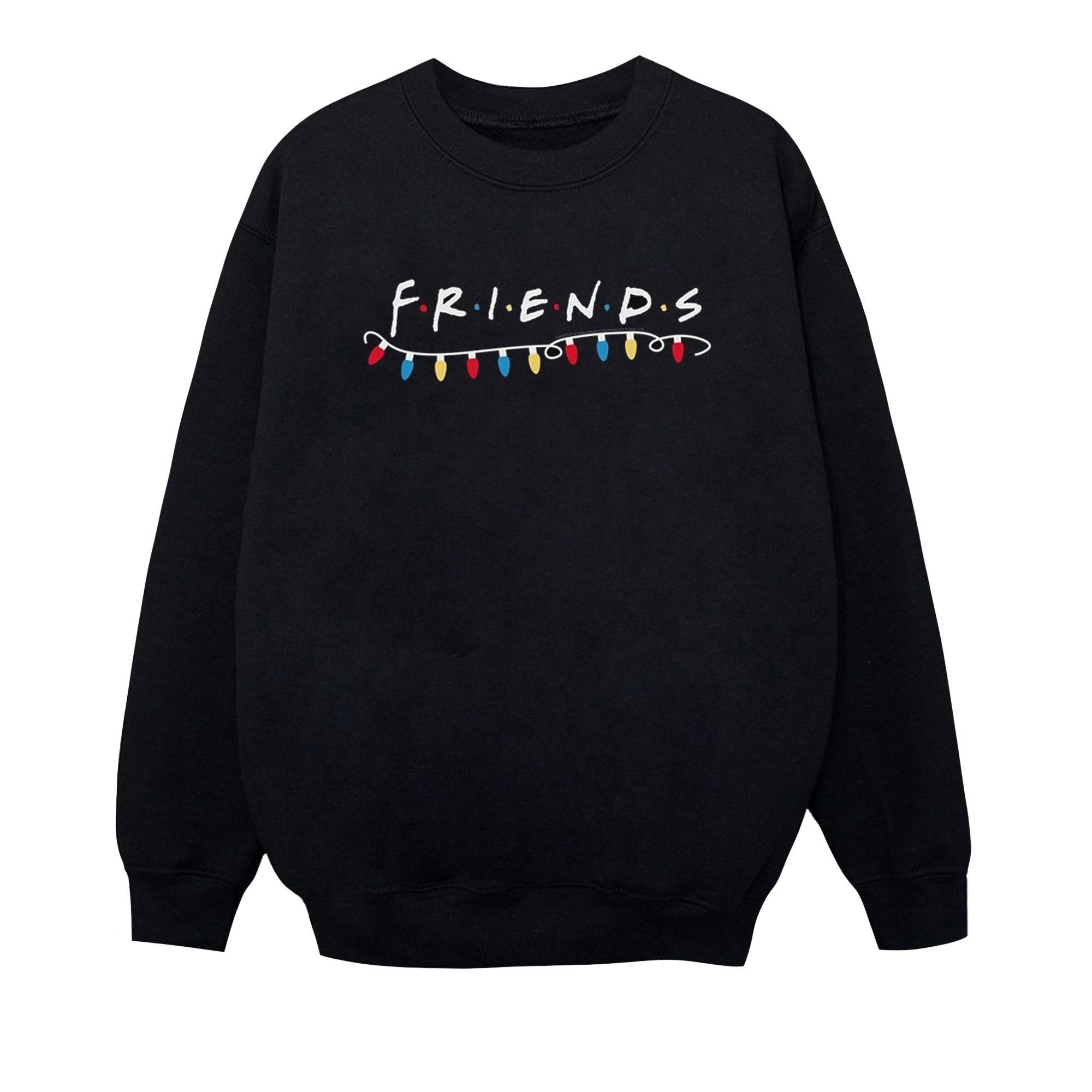 Image of Christmas Lights Sweatshirt Mädchen Schwarz 152-158