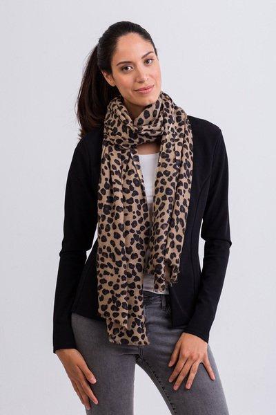 CASH-MERE.CH  Schal Leopard 