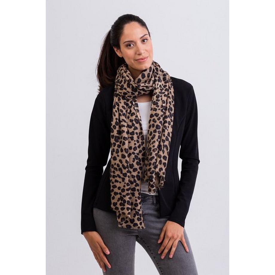 CASH-MERE.CH Leopard Schal  