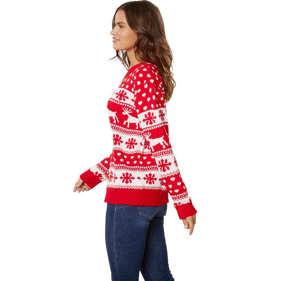 Tectake Pull de Noël Magie Hivernale  