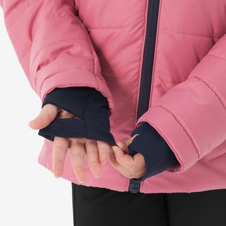 QUECHUA Wattierte Hybrid Wanderjacke Kinder  