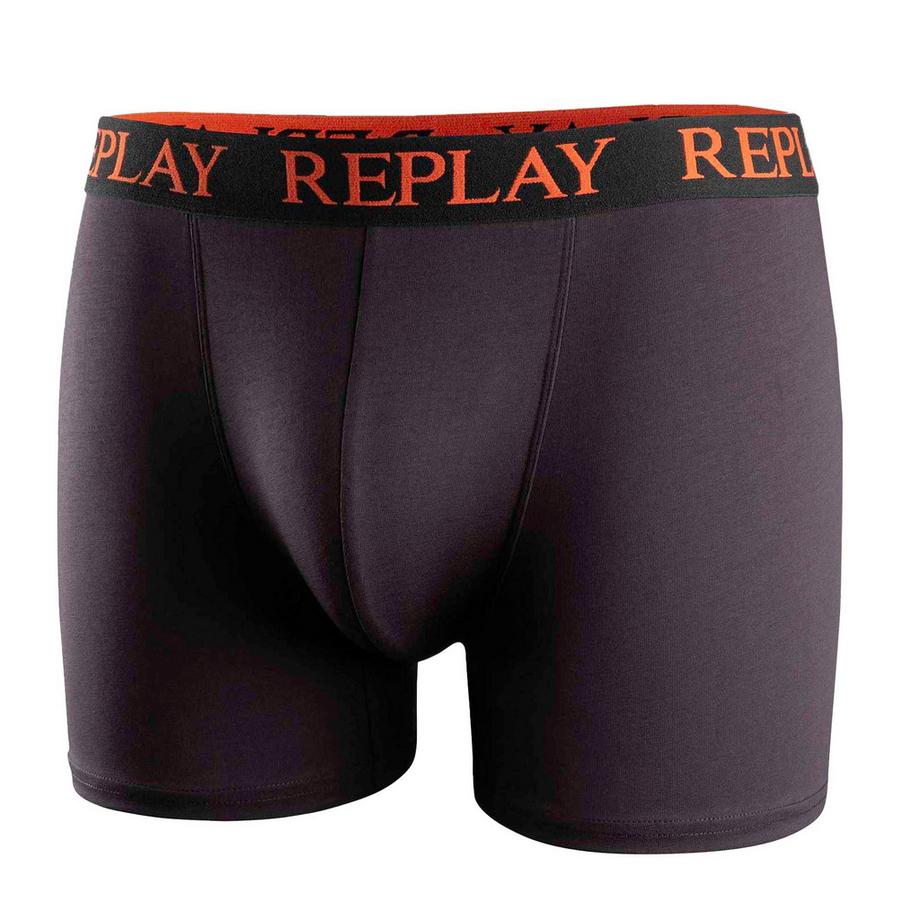 REPLAY Boxershorts 2er Pack Figurbetont  