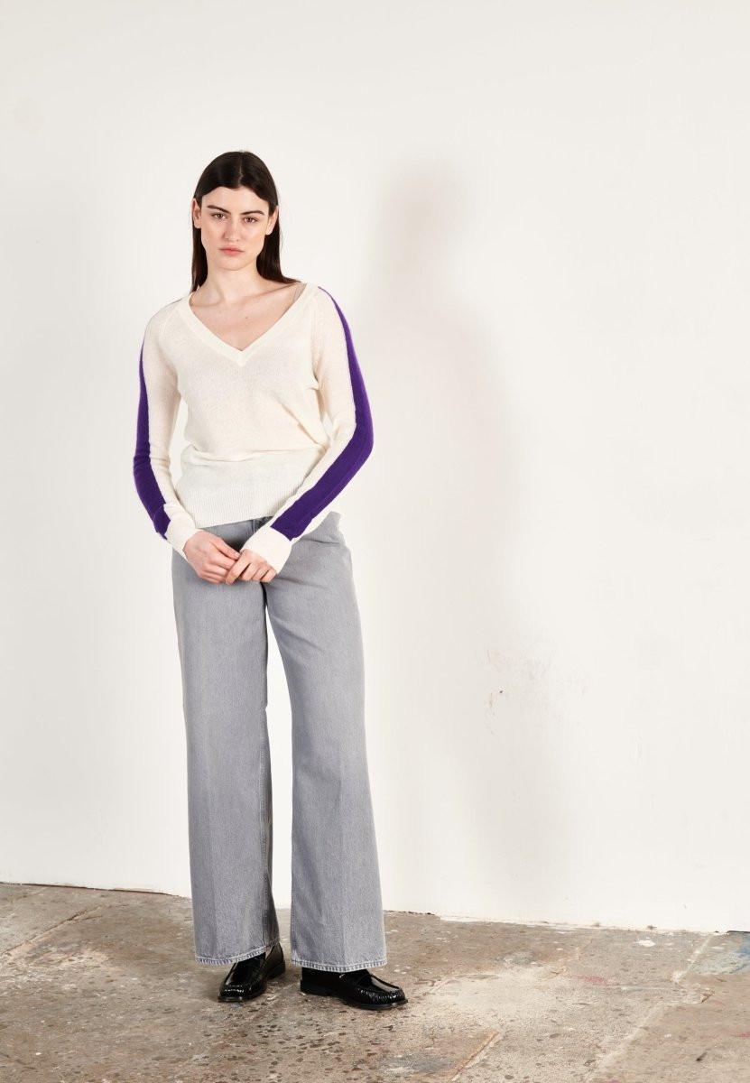 Studio Cashmere8 RIA 1 V-Ausschnitt Pullover  