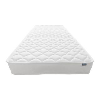 Vente-unique Set 90 x 190 cm Rete contenitore Bianco + Materasso memory foam sp. 15 cm - PELOPS di DREAMEA  