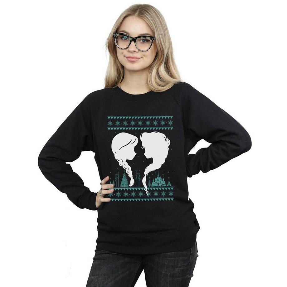 Disney Frozen Stampa Regular Fit Felpa  