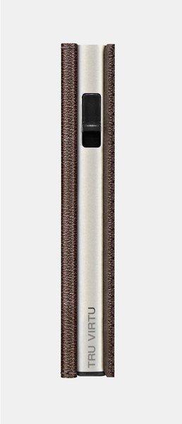 Tru Virtu CLICK & SLIDE Sleek Nappa Wallet  
