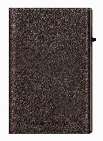 Tru Virtu CLICK & SLIDE Sleek Nappa Wallet  