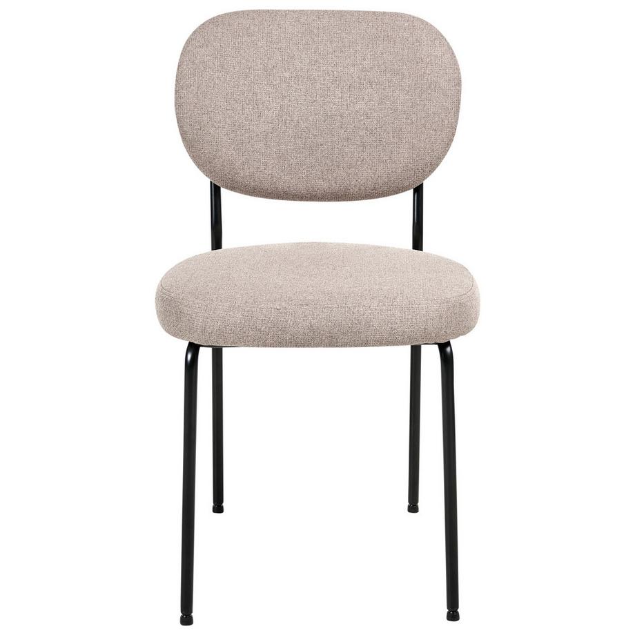 Beliani Set di 2 sedie da pranzo en Tessuto  LOLETA  