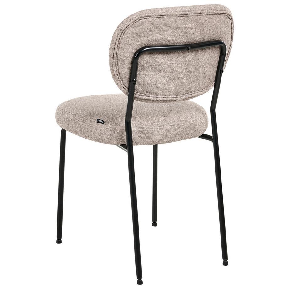 Beliani Set di 2 sedie da pranzo en Tessuto  LOLETA  