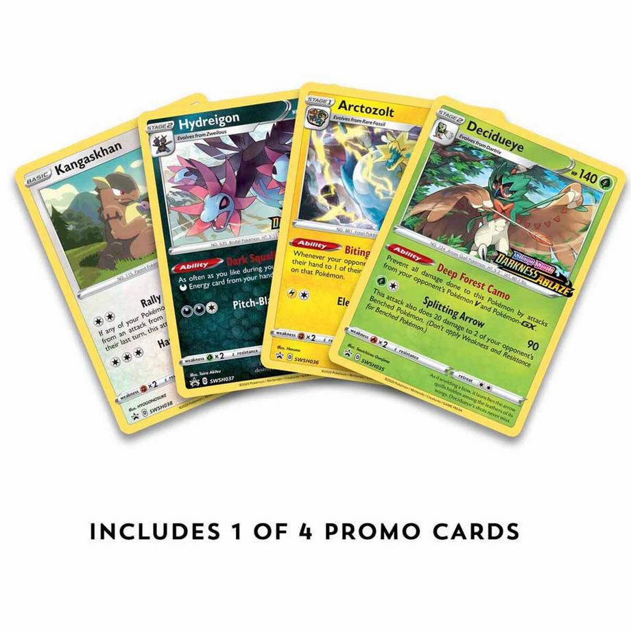 Pokémon  Sword & Shield Darkness Ablaze Build & Battle Prerelease Kit 