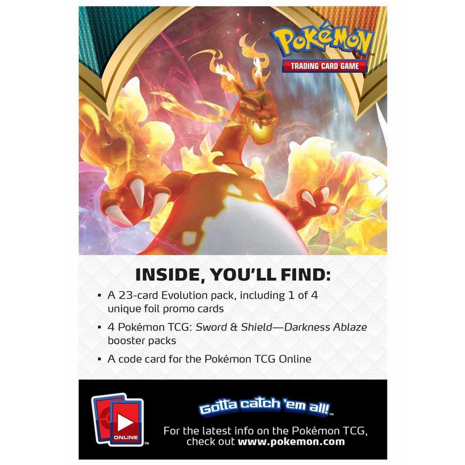 Pokémon  Sword & Shield Darkness Ablaze Build & Battle Prerelease Kit 