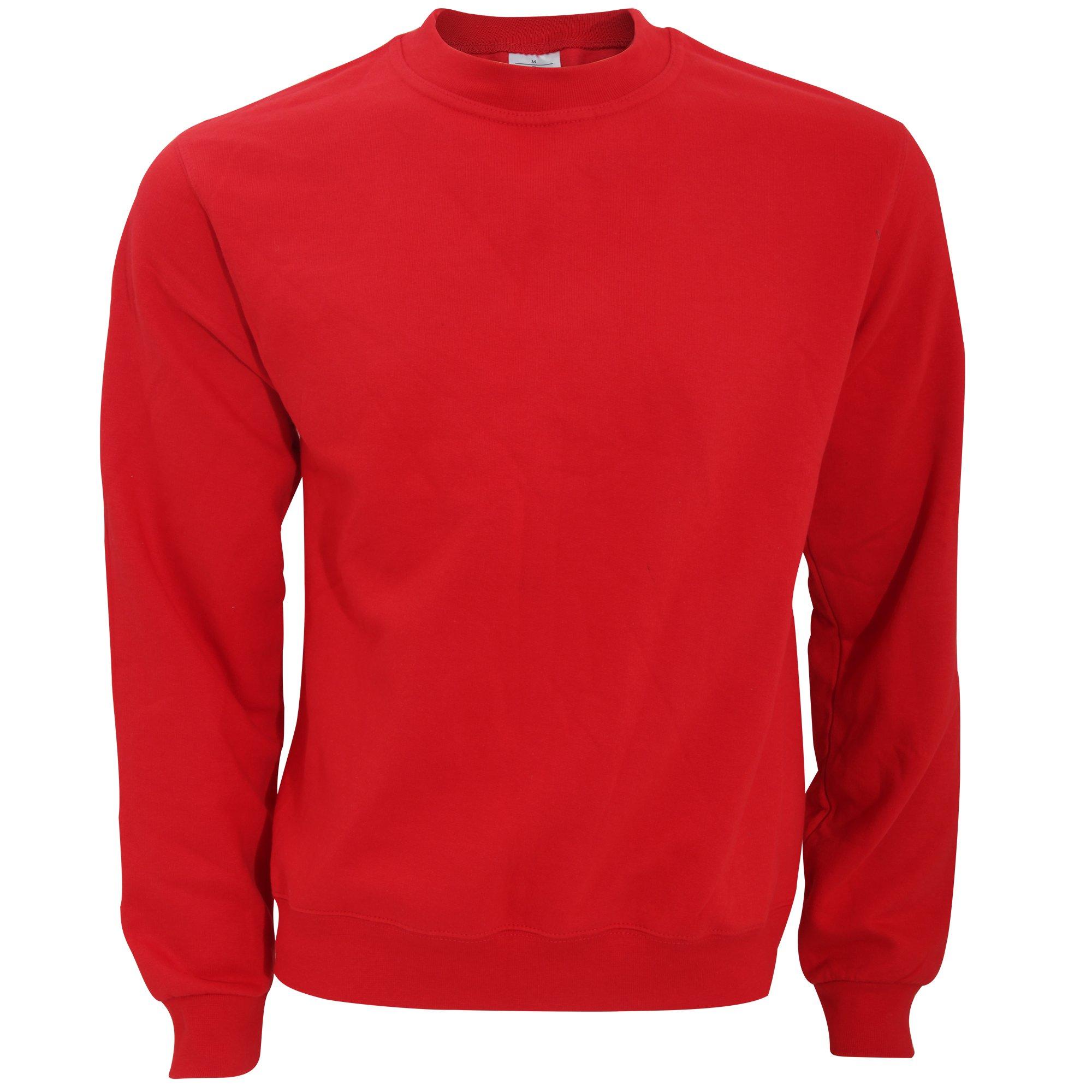 Image of B&c Sweatshirt Mit Rundhalsausschnitt Herren Rot Bunt XL