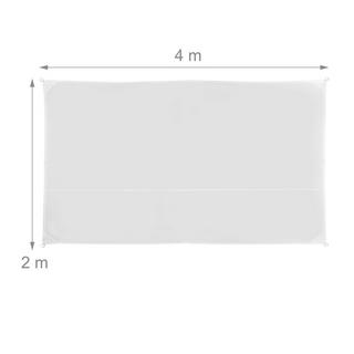 B2X Voile d'ombrage rectangulaire blanc  