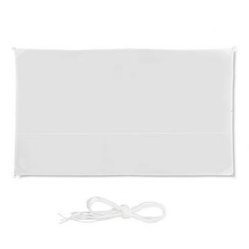 Voile d'ombrage rectangulaire blanc