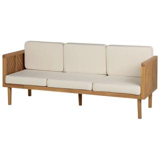 Beliani 3 Sitzer Sofa aus Akazienholz Klassisch BARATTI  