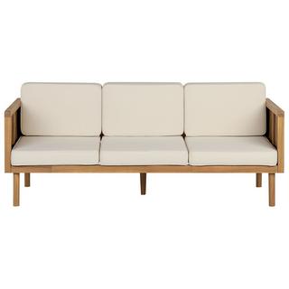 Beliani 3 Sitzer Sofa aus Akazienholz Klassisch BARATTI  