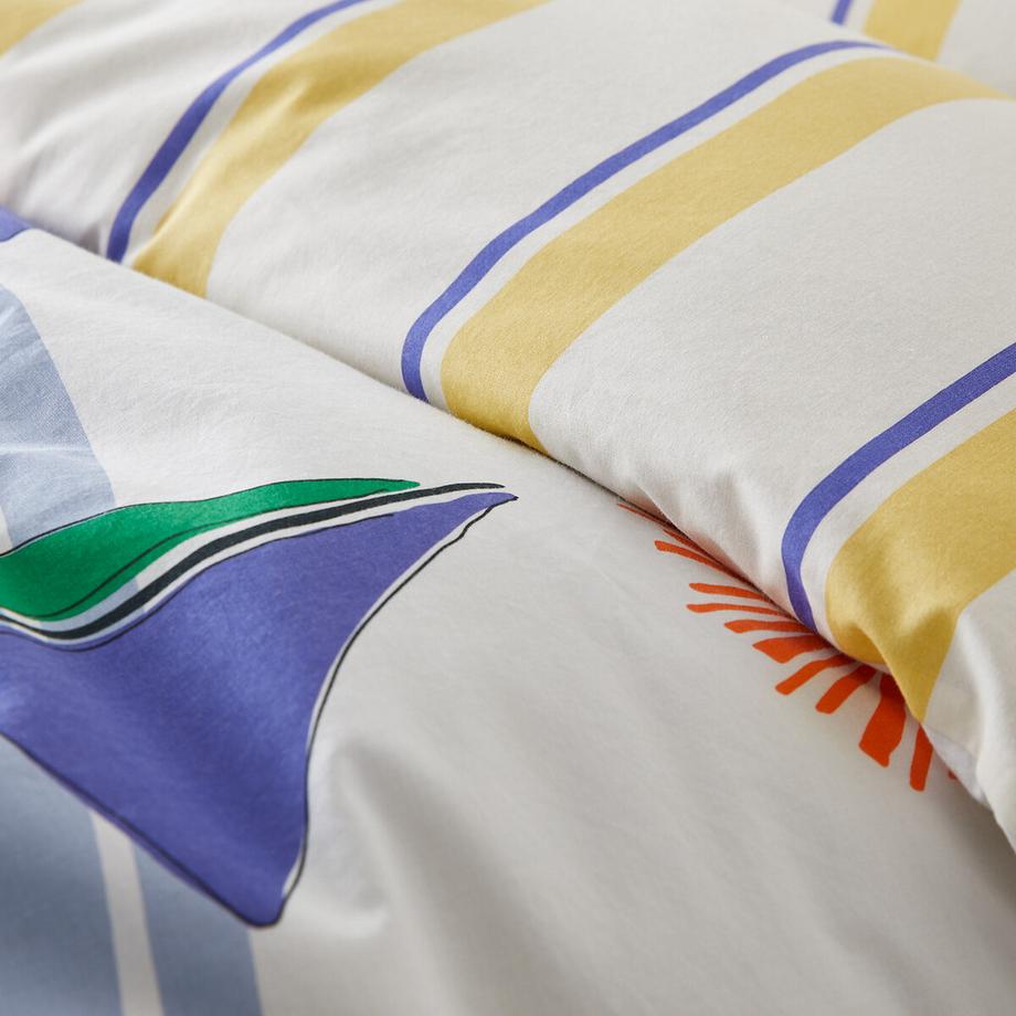 La Redoute Intérieurs Labhar Copripiumino Motivo Spiaggia a Righe  