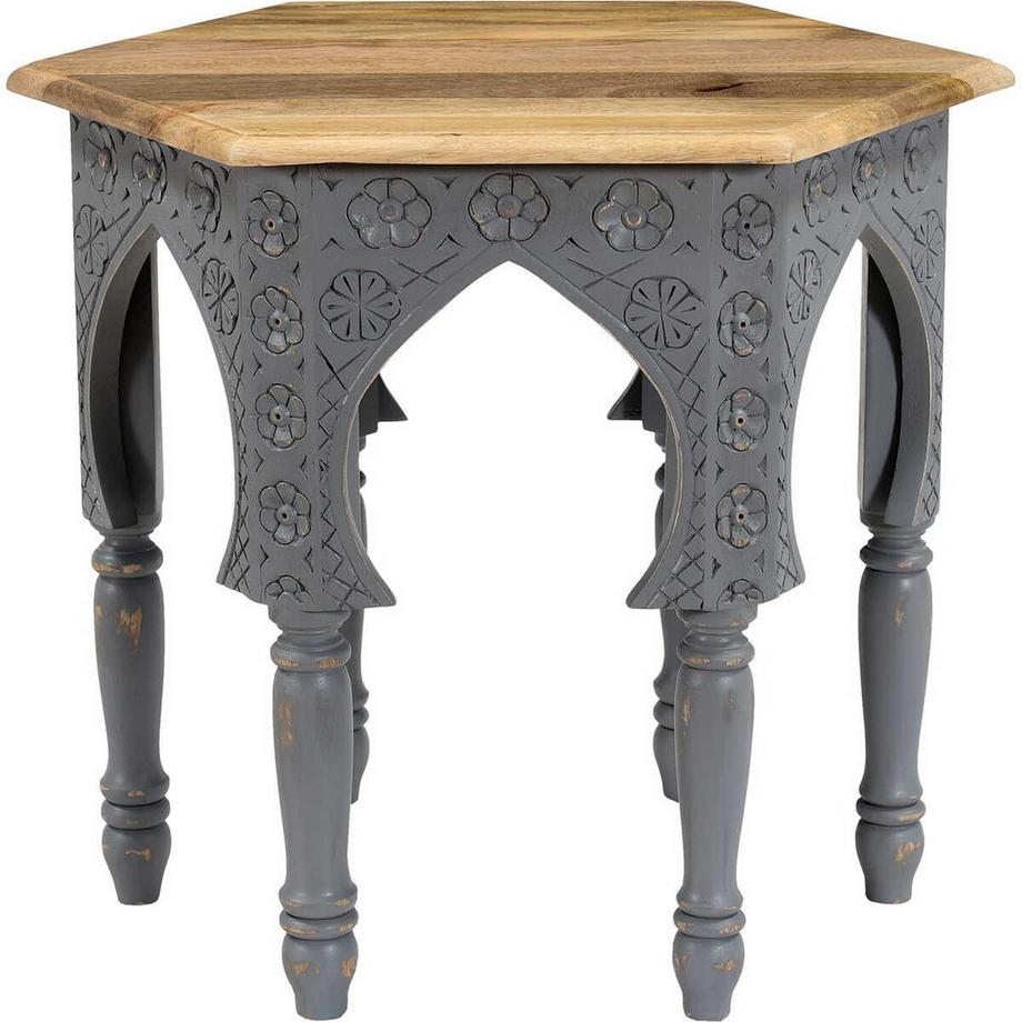 Beistelltisch Akola Mango natur 45x45