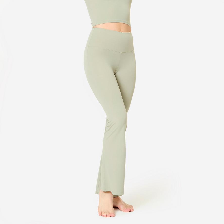 DOMYOS  Leggings  High Waist - ausgestelltes Bein Polyamid 