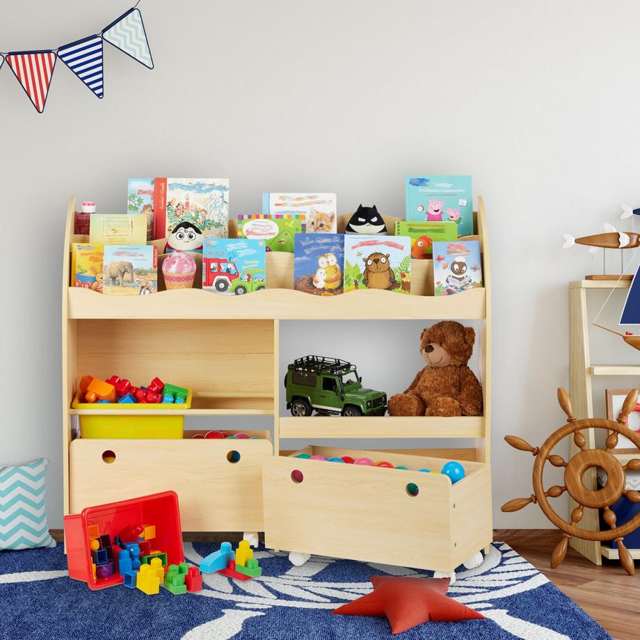Northix Rangement de salle de jeux pour jouets et livres  