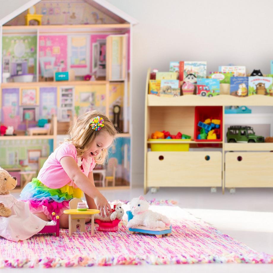 Northix Rangement de salle de jeux pour jouets et livres  