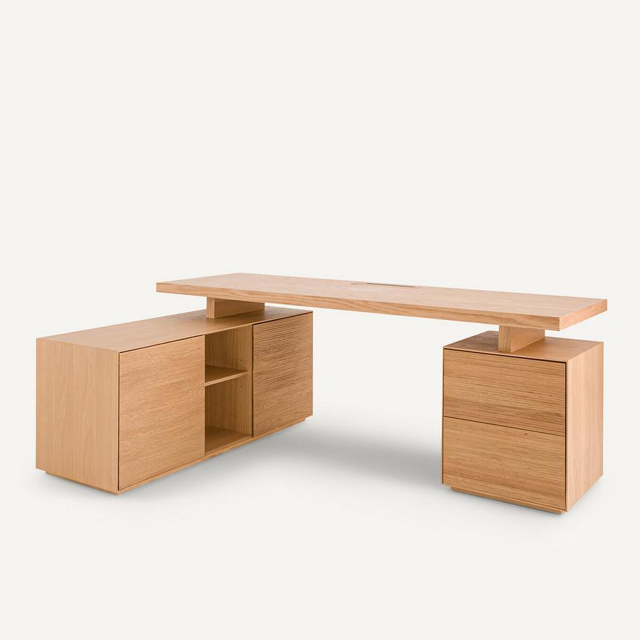 AM.PM Bürocontainer 1 Tür Eiche und Furnier  