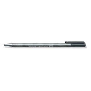 STAEDTLER STAEDTLER Triplus Fineliner 0,3mm 334-8 grau  