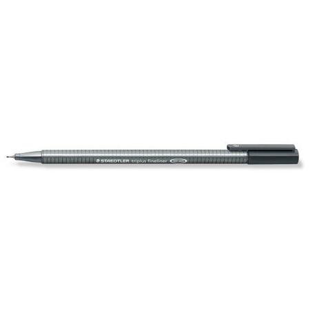 STAEDTLER STAEDTLER Triplus Fineliner 0,3mm 334-8 grau  